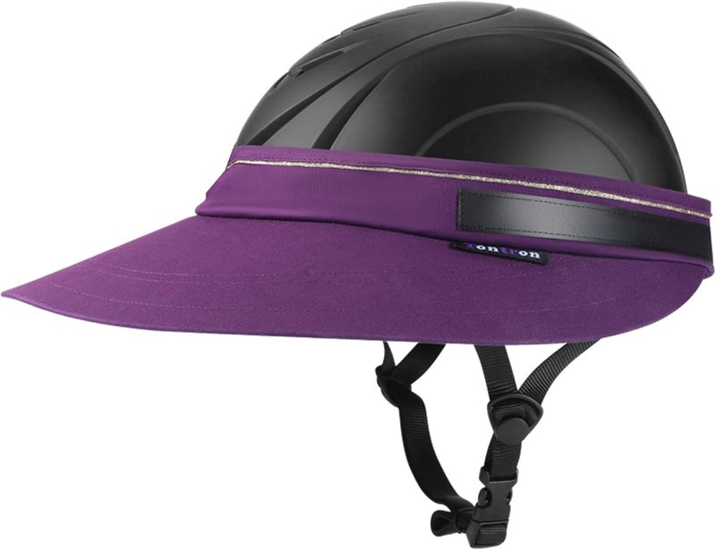 Tontron Horsriding Helmet Visor |Helmet Sunshade with Removable Neck Flap - Image 1